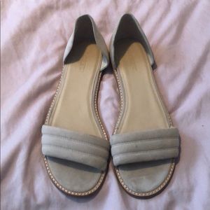 Tan suede j. Crew sandals